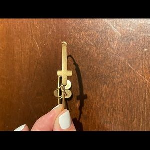 Alex and Ani gold bangle - Cross